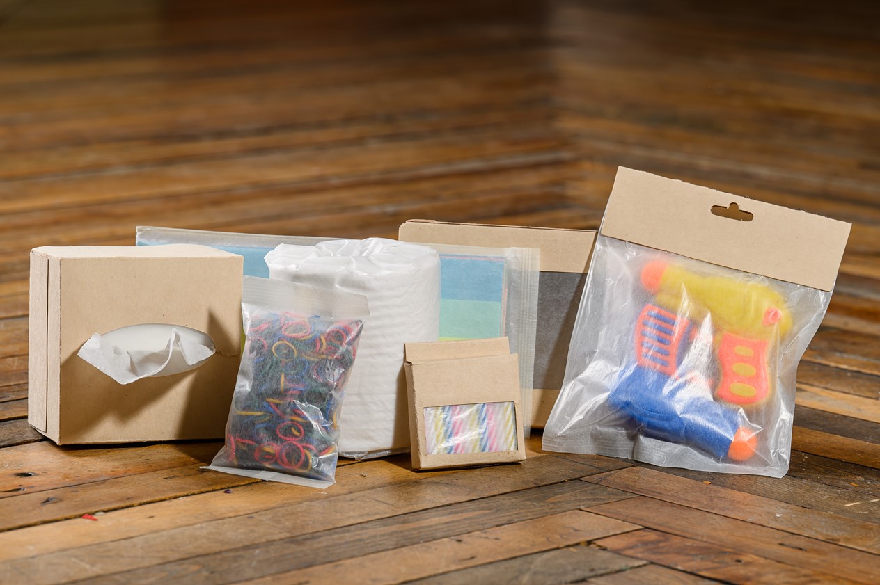 Industrial and transparent packaging
