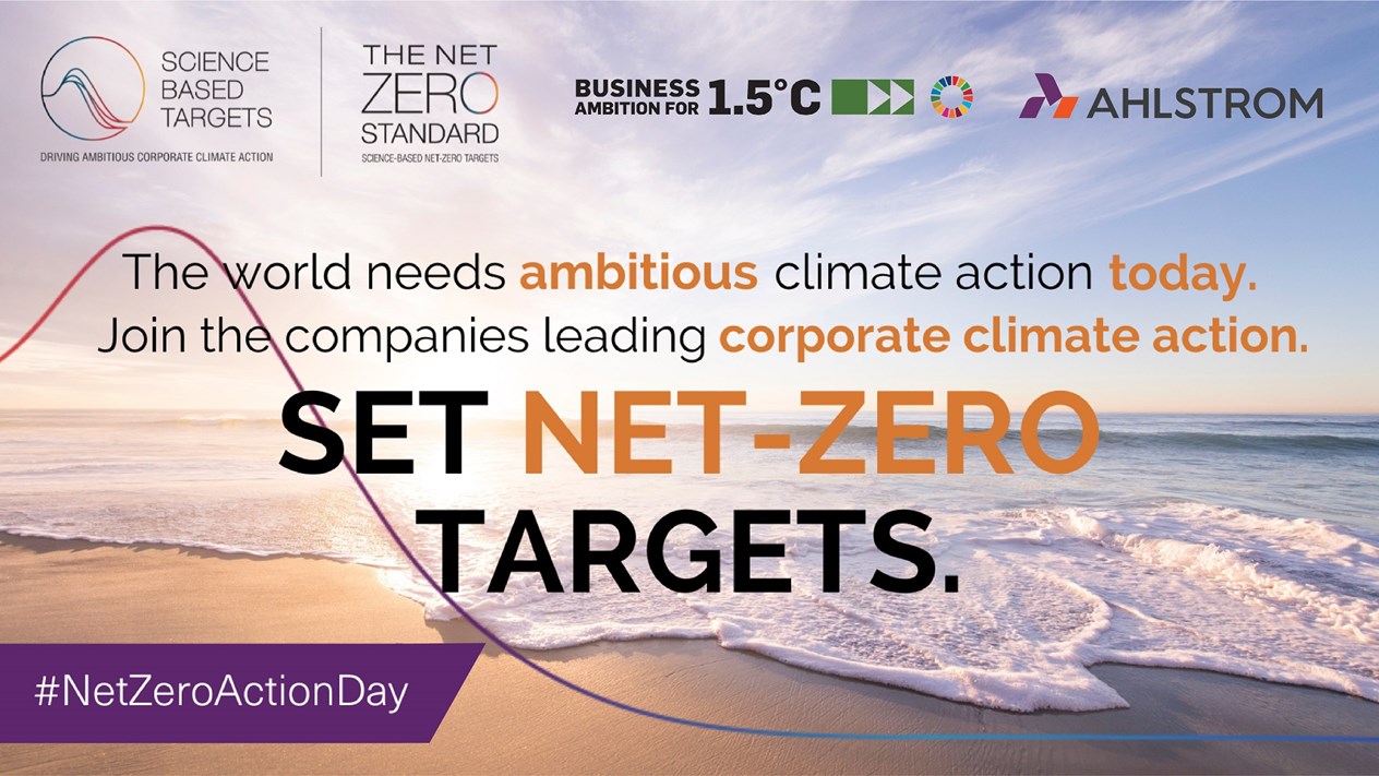Ahlstrom commits becoming net-zero contributor 