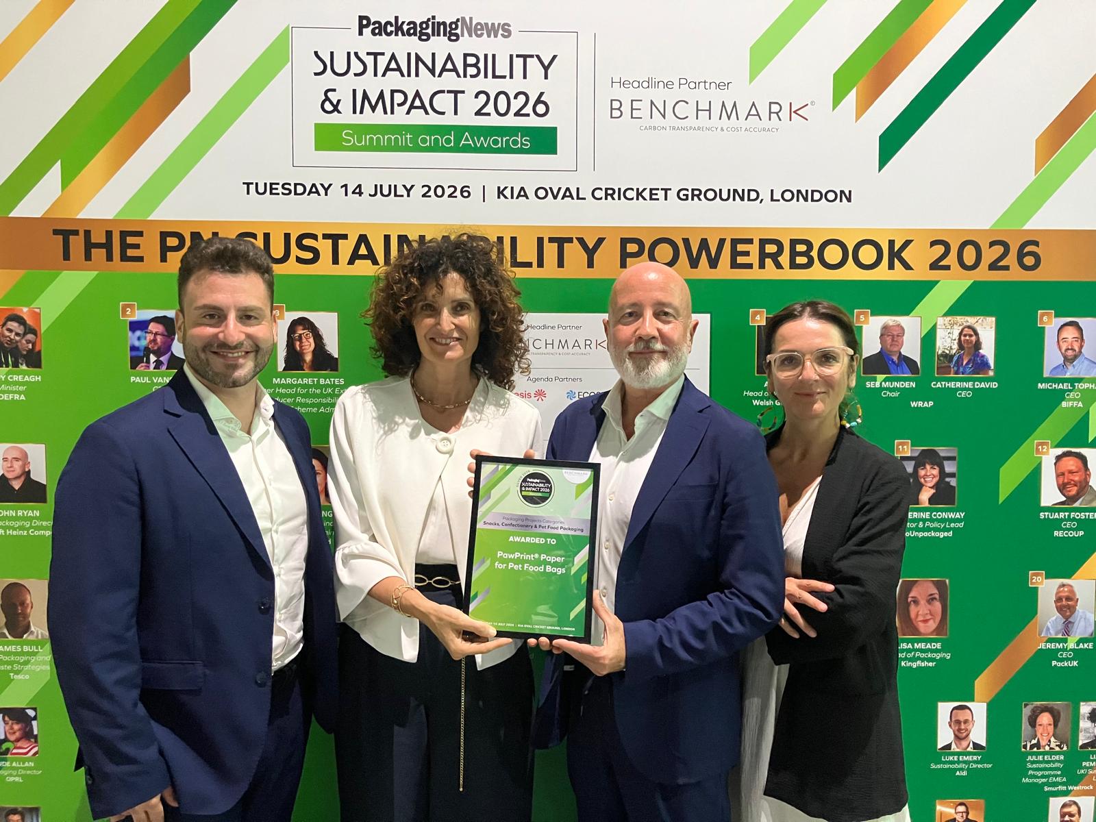 Ahlstrom and Fiorini International receive Silver Award at the Packaging News Sustainability & Impact Awards 2026
