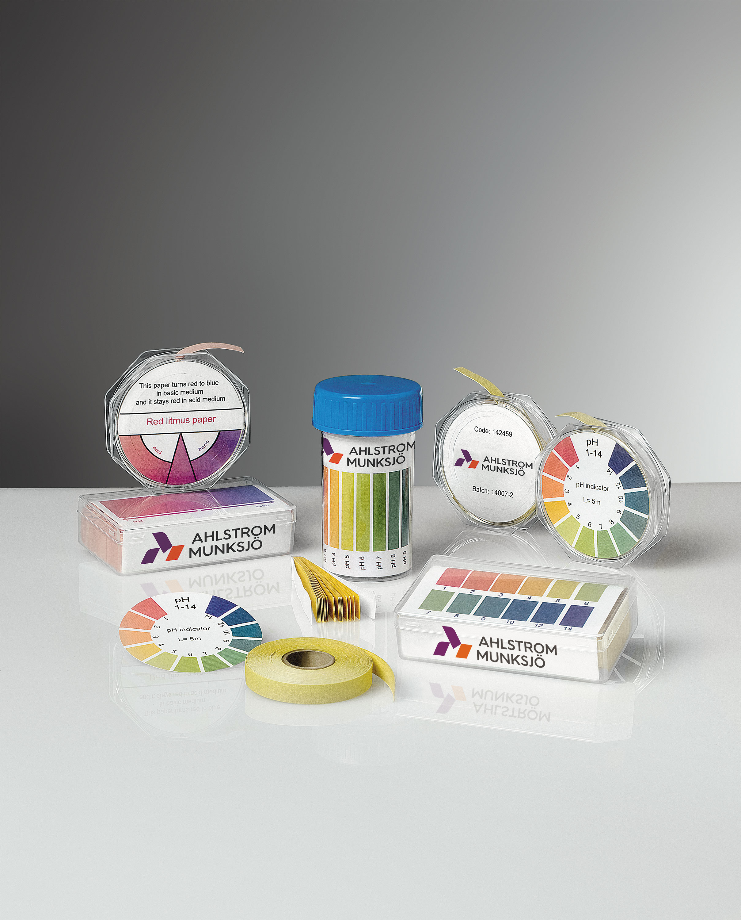 Ahlstrom pH indicators and pH strips